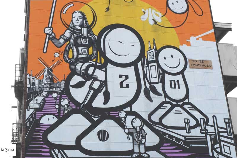 the london police street art amsterdam