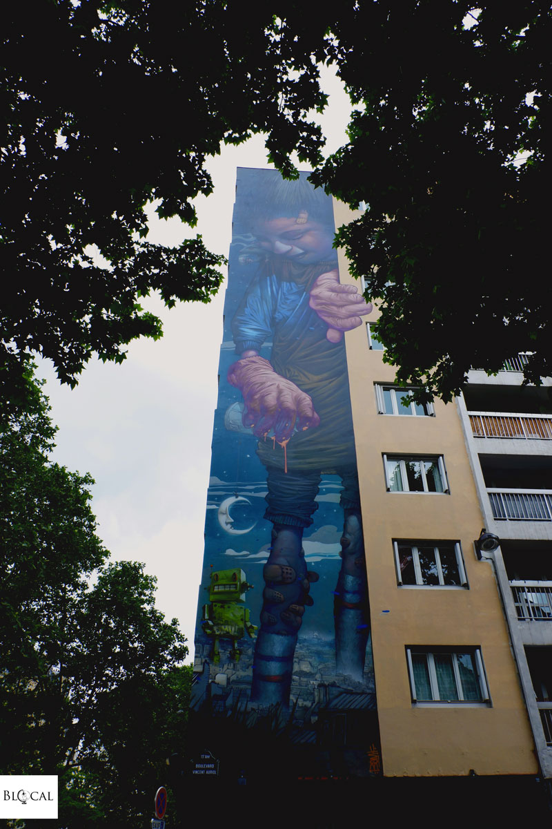 Bom K Street Art in Paris