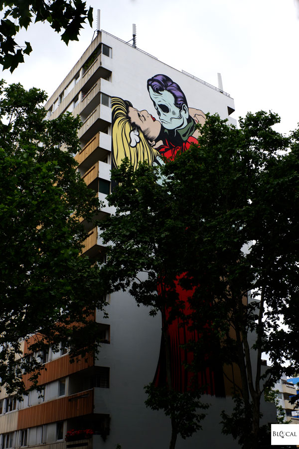 Dface mural in Paris