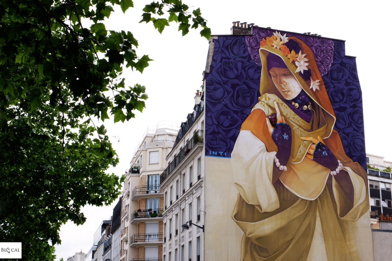 inti street art in paris 13th Arrondissement