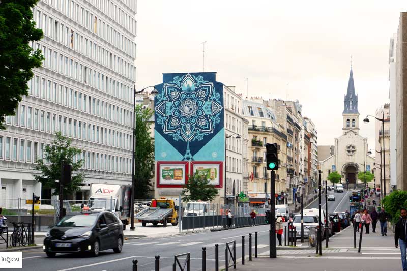 shepard fairey street art in paris