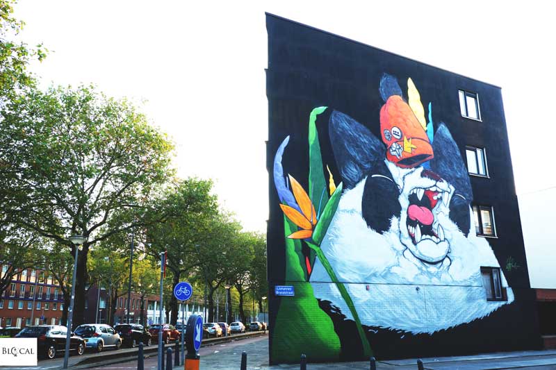 Woes street art in Rotterdam Pow! Wow!