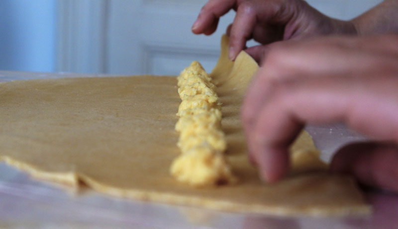 handmade pasta during coronavirus isolation