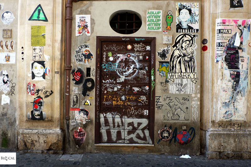 Poster art and other street art in Trastevere ⋆ BLOCAL blog