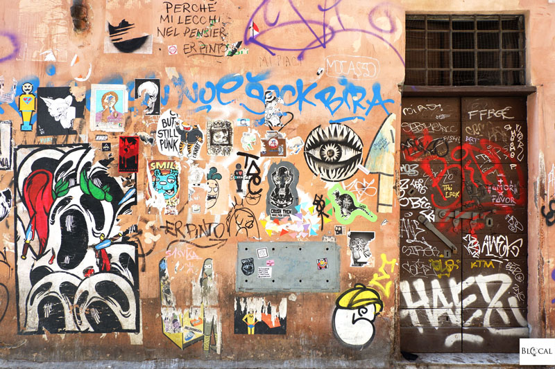 Poster art and other street art in Trastevere ⋆ BLOCAL blog