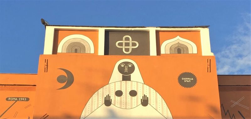 murales guerrilla spam San Lorenzo rome
