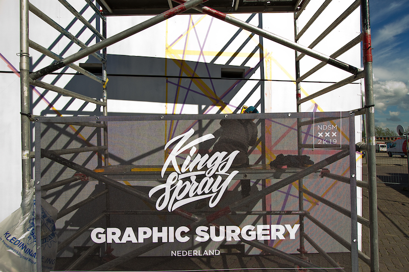 Graphic Surgery Kings Spray graffiti NDSM Amsterdam