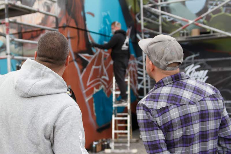 Loveletters Crew at Kings Spray graffiti festival Amsterdam