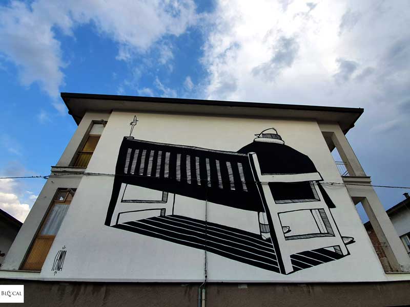 Alex Senna mural in Bonito Irpino