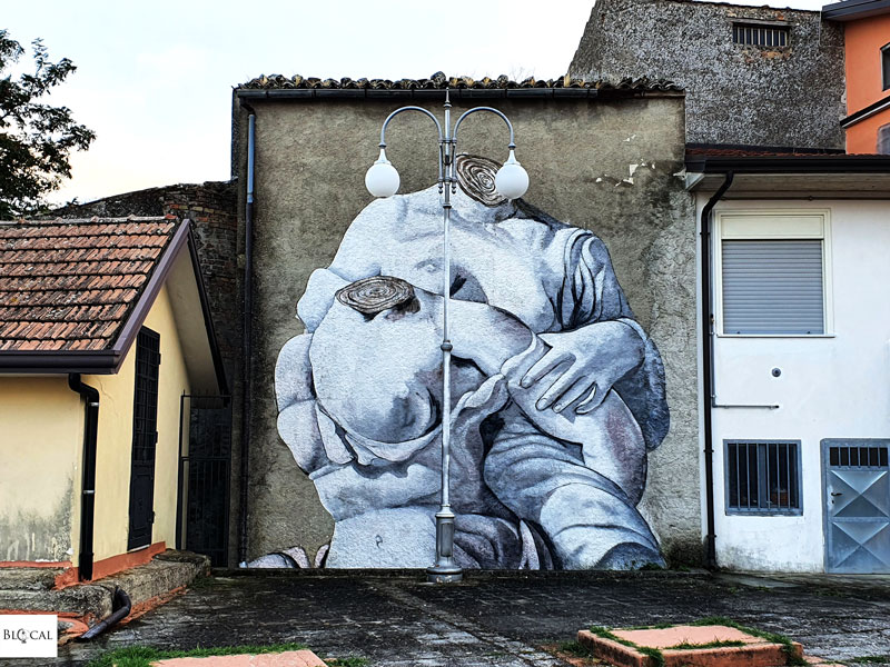 Carlos Atoche street art in Bonito Irpino