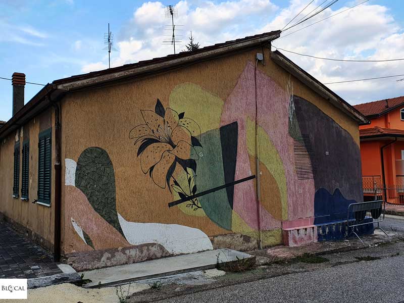 Giulio Vesprini mural Impronte Bonito Irpino