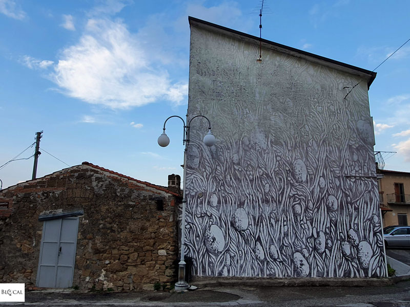 Tellas mural Bonito Irpino impronte Boca