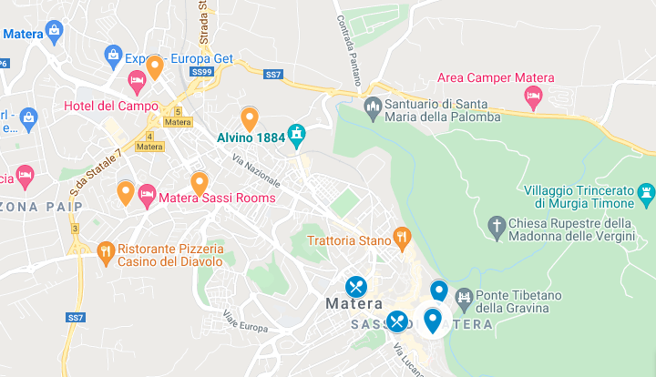 Matera street art map