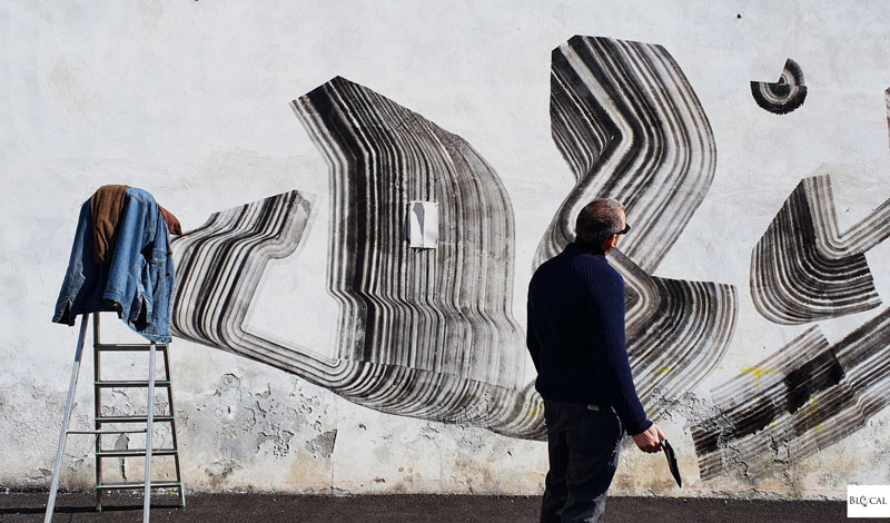 2501 street art mural in Pisa
