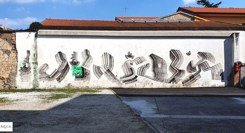 2501 street art mural in Pisa