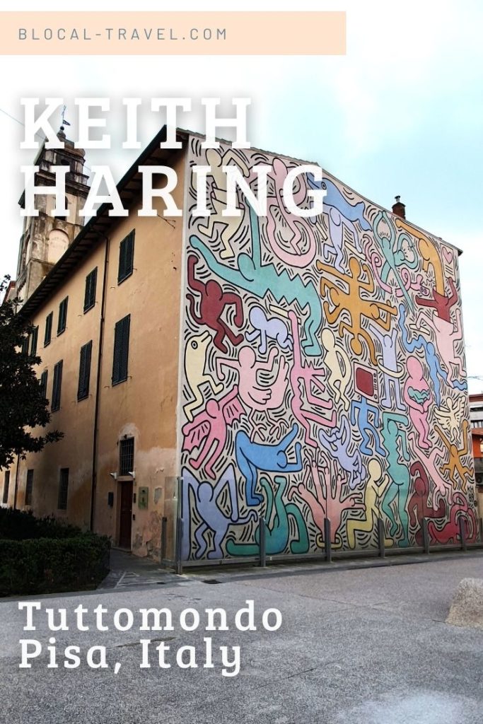 Keith Haring mural Pisa Tuttomondo Italy