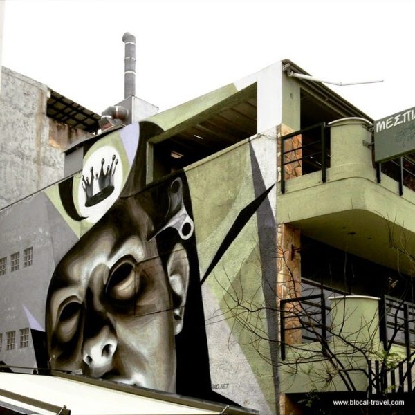 Ino mural in Athens