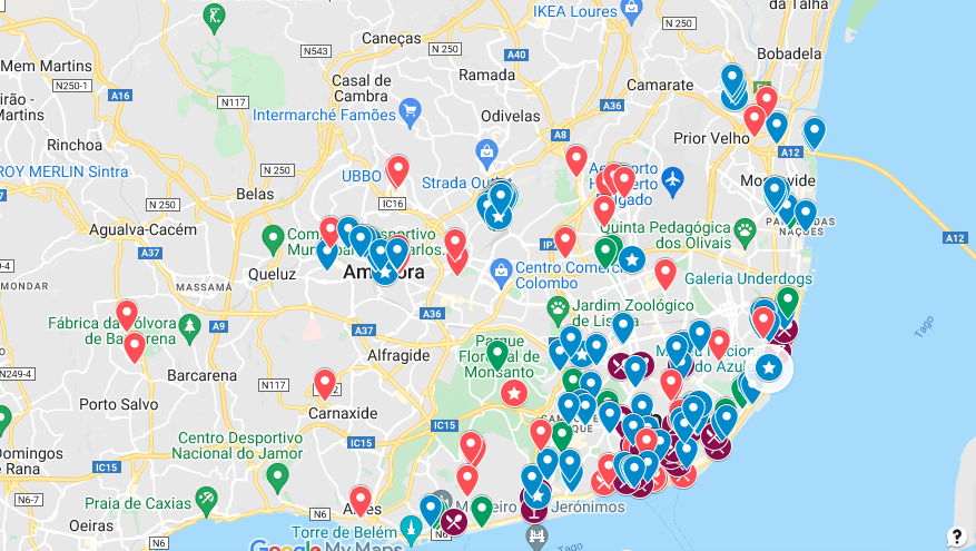 Lisbon Maps - The Tourist Maps of Lisbon to Plan Your Trip