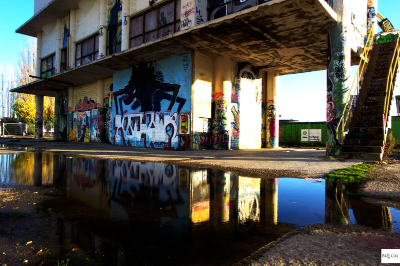 Betoncentrale abandoned factory graffiti Ghent Belgium