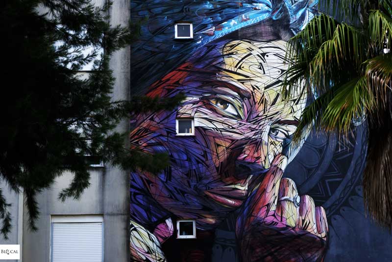 street art in Lisbon Hopare mural in Quinta do Mocho Loures urban art festival