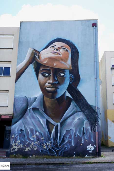 street art in Lisbon Nomad mural in Quinta do Mocho Loures urban art festival