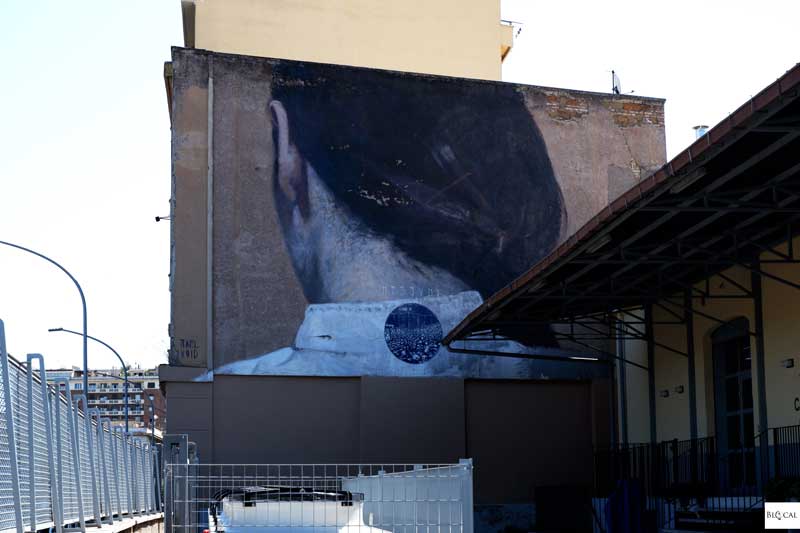 Axel Void mural Rome street art Ostiense