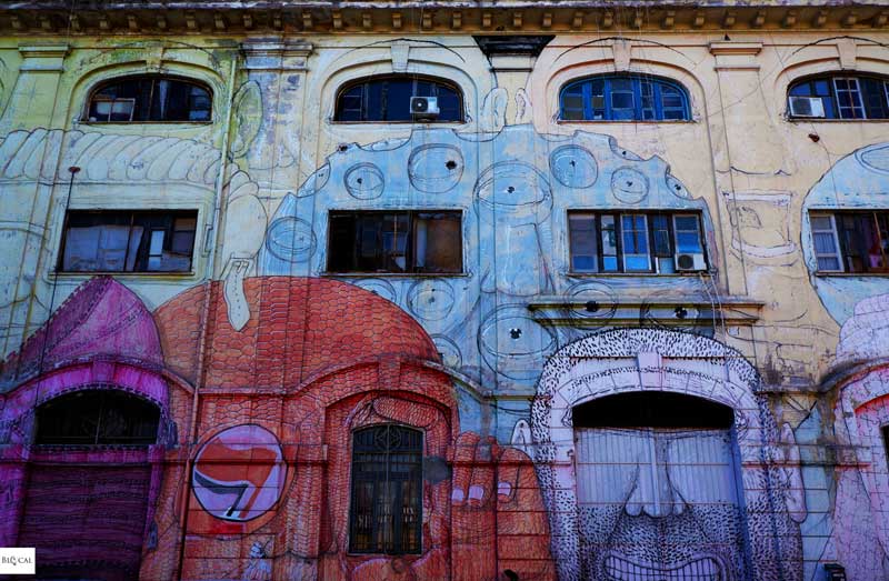 BLU mural Rome street art Ostiense