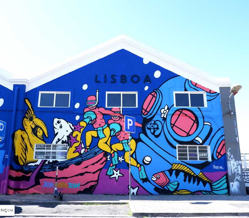 Boa Hora collective urban art Lisbon street art guide