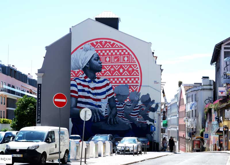 Frederico Draw Ergo Bandits urban art Lisbon street art guide
