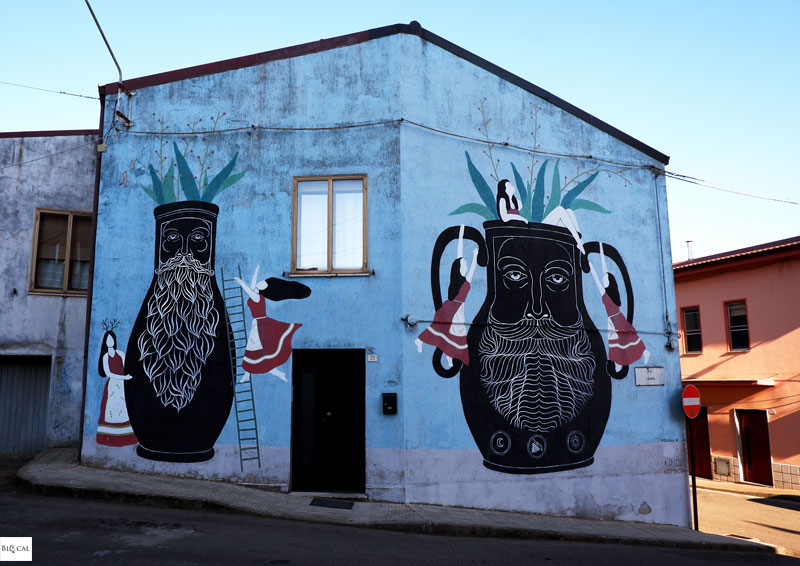 Andrea Casciu Kiki Skipi mural street art Sardegna Macomer festival della resilienza