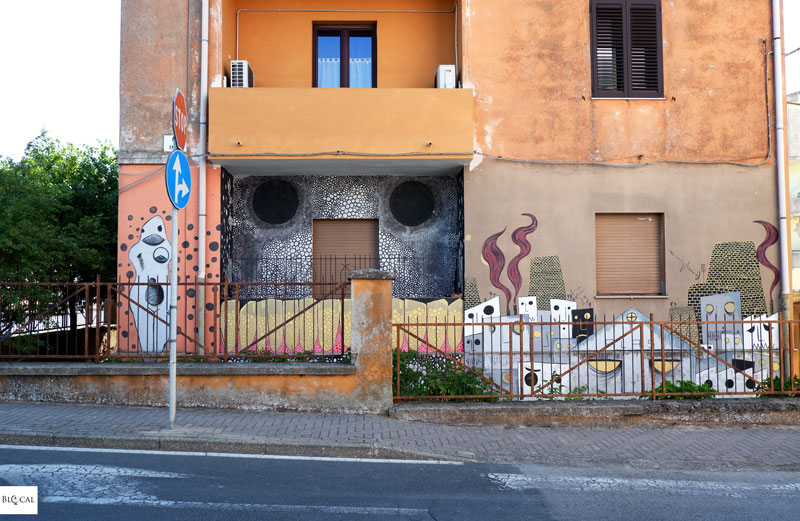 Zanno mural Street Art Sardinia Macomer Festival della Resilienza