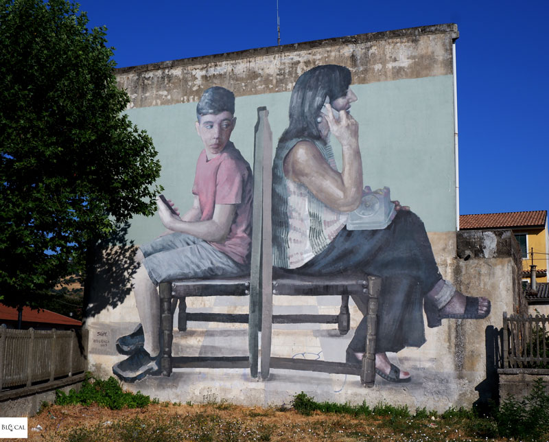 Slim Safont mural Street Art Sardinia Macomer Festival della Resilienza