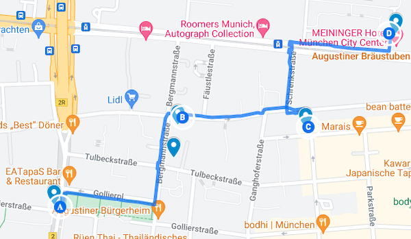 Munich street art map and itinerary 