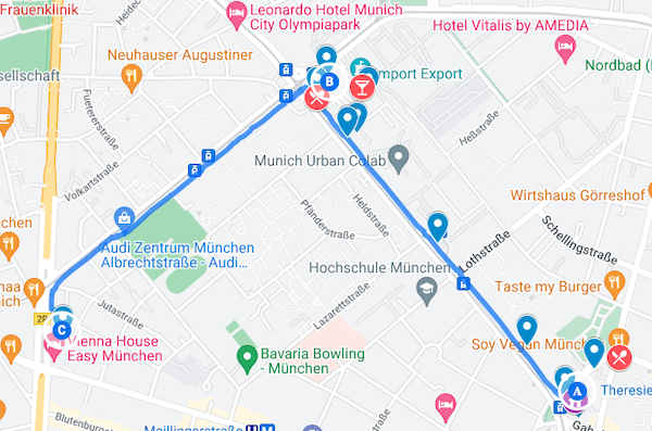 Munich street art map