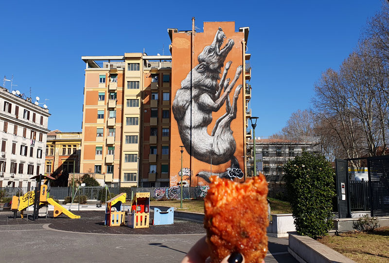 Street Food Tour Rome Street Art 