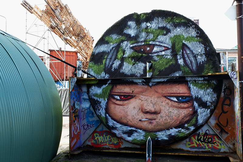 Alex Face street art in Amsterdam