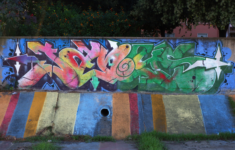 graffiti in sardinia san sperate