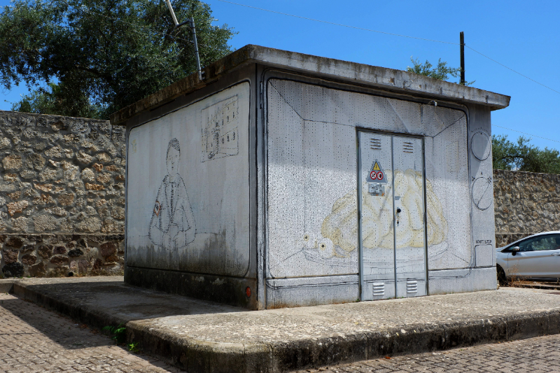 Street Art in Sardinia BLU in Sassari murals