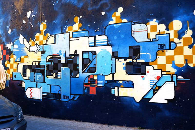 ZEDZ graffiti in Sabadell Barcelona
