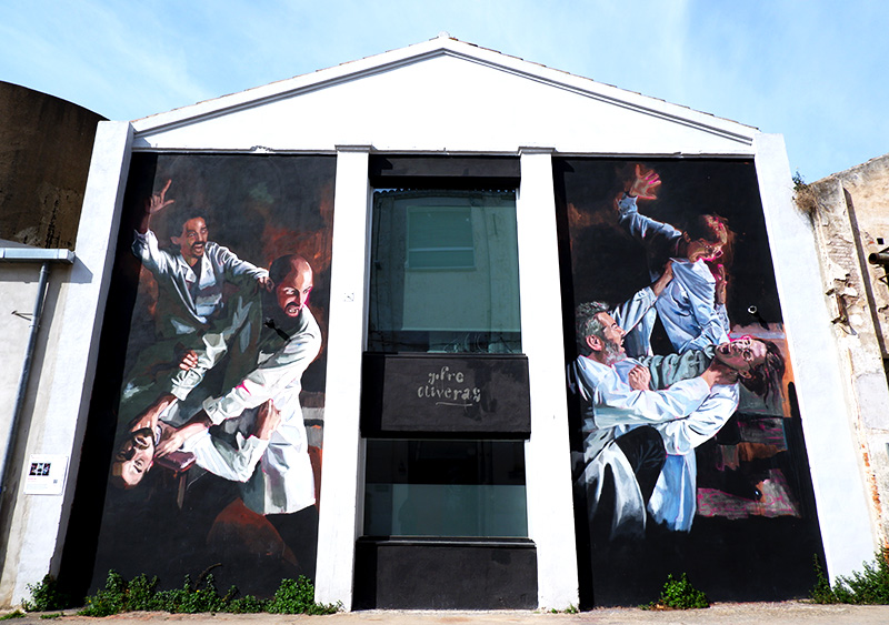 Jofre Oliveras mural Granollers street art in Barcelona