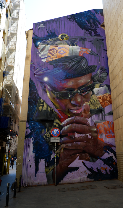 Barcelona street art travel guide Conse mural art