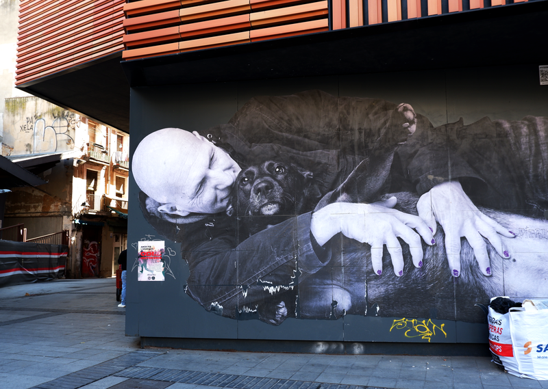 #Visibles by Teo Vazquez Barcelona street art guide poster art.