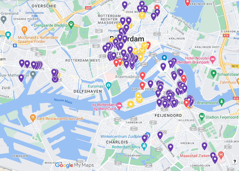 Rotterdam Street Art Map