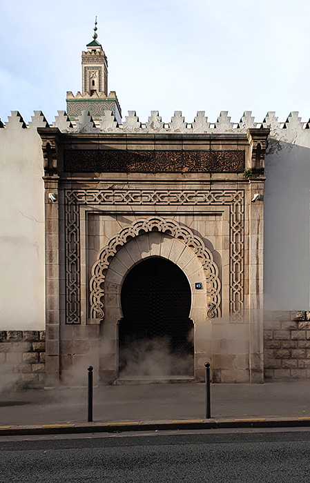 Mosque of Paris door Grande Mosquée de Paris Latin Quarter