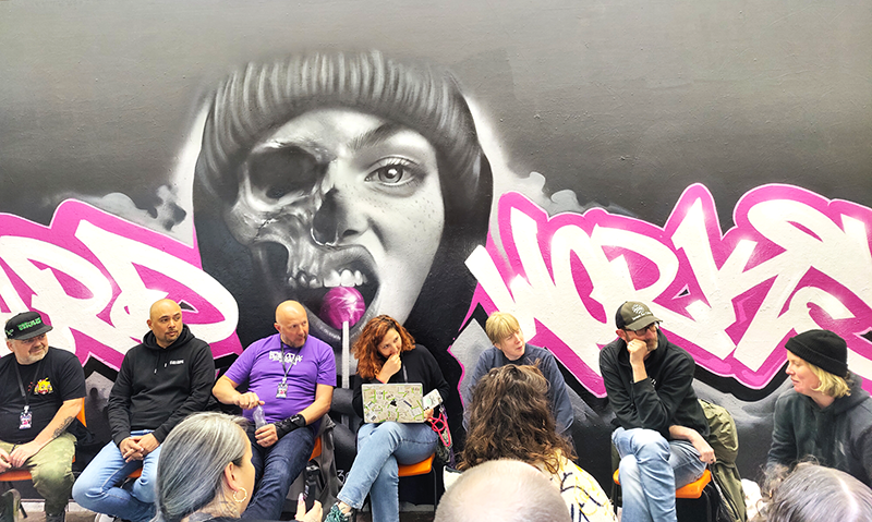 Panel Legal Walls at Yardworks Festival Glasgow